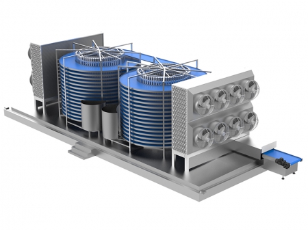 ตู้แช่แข็งแบบเกลียวคู่