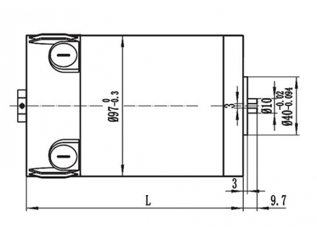 มอเตอร์ไดรฟ์ 400-500W สำหรับมอเตอร์แม่เหล็กถาวร DC มีแปรงถ่าน ซีรี่ส์ ZD097B1