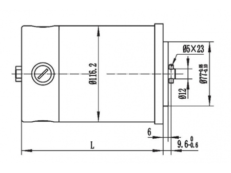 มอเตอร์ไดรฟ์ 400-800W สำหรับมอเตอร์แม่เหล็กถาวร DC มีแปรงถ่าน ซีรี่ส์ ZD116A1