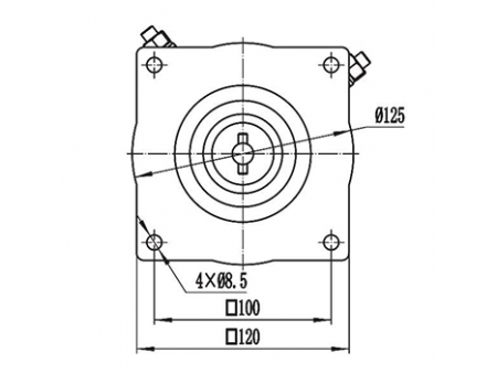 มอเตอร์ไดรฟ์ 800-1000W สำหรับมอเตอร์แม่เหล็กถาวร DC มีแปรงถ่าน ซีรี่ส์ ZD125A2