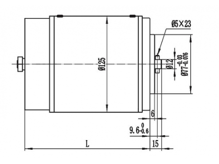 มอเตอร์ไดรฟ์ 800-1000W สำหรับมอเตอร์แม่เหล็กถาวร DC มีแปรงถ่าน ซีรี่ส์ ZD125A2