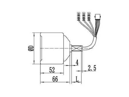 มอเตอร์ไดร์ฟ 60-100W สำหรับมอเตอร์ DC ไร้แปรงถ่าน ซีรี่ส์ GF043AH