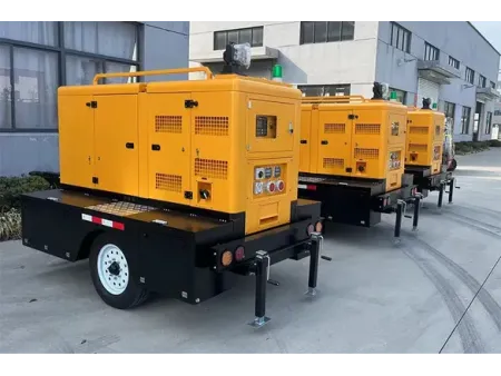 เครื่องกำเนิดไฟฟ้าเคลื่อนที่และชุดปั๊มระบายน้ำ เครื่องกำเนิดไฟฟ้าเคลื่อนที่และชุดปั๊มระบายน้ำ