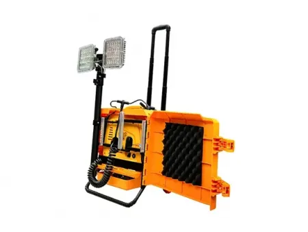 เครื่องกำเนิดไฟฟ้าไฟส่องสว่างขนาด 700W แบบพกพา (แบบสะพายหลัง)