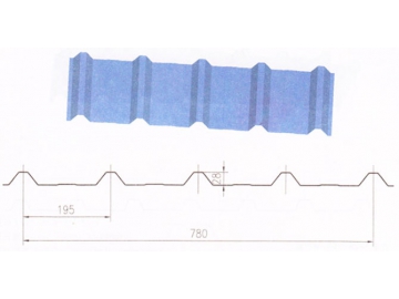 เครื่องรีดขึ้นรูปแผ่นลูกฟูก 840