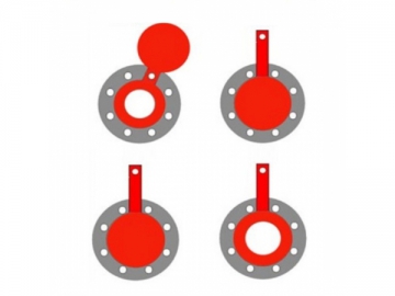 หน้าแปลนบอดแบบสวม (Spectacle Blind Flange)